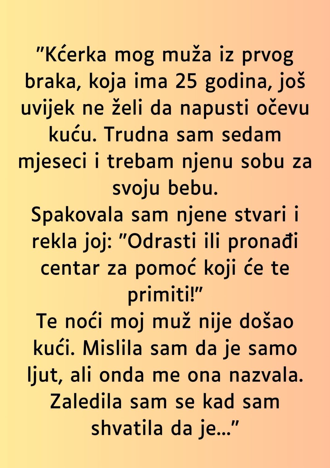 “Kćerka mog muža iz prvog braka…” - featured image “Kćerka mog muža iz prvog braka…” - featured image