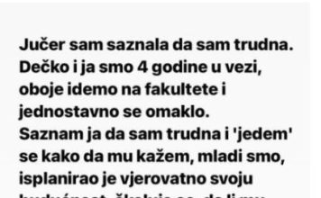 Ostala je TRUDNA i rešila je da KAŽE dečku ali ono ŠTO joj je REKAO nakon TOGA će PAMTITI dok je ŽIVA! Ostala je TRUDNA i rešila je da KAŽE dečku ali ono ŠTO joj je REKAO nakon TOGA će PAMTITI dok je ŽIVA! - featured image