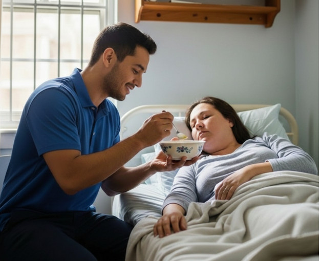 Suprug je brinuo o svojoj paralizovanoj ženi 5 godina — a jednog dana, vraćajući se po novčanik, ugledao je nešto neočekivano. - featured image Suprug je brinuo o svojoj paralizovanoj ženi 5 godina — a jednog dana, vraćajući se po novčanik, ugledao je nešto neočekivano. - featured image