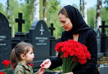 Izašavši iz zatvora, djevojka je prvo odnijela buket na grob svog muža. Dok se sagnula da položi cvijeće, primijetila je kako se skriva kći čuvara groblja. Pozvala ju je i dala joj bombonu. Čula je kako je djevojčica šapnula: “Teta, tamo nema nikoga. Hoćeš li da ti ispričam tajnu?” Žena je ostala bez riječi na te riječi i počela pažljivo slušati…😲😲😲 Izašavši iz zatvora, djevojka je prvo odnijela buket na grob svog muža. Dok se sagnula da položi cvijeće, primijetila je kako se skriva kći čuvara groblja. Pozvala ju je i dala joj bombonu. Čula je kako je djevojčica šapnula: “Teta, tamo nema nikoga. Hoćeš li da ti ispričam tajnu?” Žena je ostala bez riječi na te riječi i počela pažljivo slušati…😲😲😲 - featured image