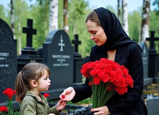 Izašavši iz zatvora, djevojka je prvo odnijela buket na grob svog muža. Dok se sagnula da položi cvijeće, primijetila je kako se skriva kći čuvara groblja. Pozvala ju je i dala joj bombonu. Čula je kako je djevojčica šapnula: “Teta, tamo nema nikoga. Hoćeš li da ti ispričam tajnu?” Žena je ostala bez riječi na te riječi i počela pažljivo slušati…😲😲😲 Izašavši iz zatvora, djevojka je prvo odnijela buket na grob svog muža. Dok se sagnula da položi cvijeće, primijetila je kako se skriva kći čuvara groblja. Pozvala ju je i dala joj bombonu. Čula je kako je djevojčica šapnula: “Teta, tamo nema nikoga. Hoćeš li da ti ispričam tajnu?” Žena je ostala bez riječi na te riječi i počela pažljivo slušati…😲😲😲 - featured image