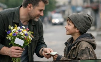„Zadrži kusur, sine, kupi sebi nešto slatko“, nasmiješio se mladi biznismen dječaku s cvijećem i odjurio na sastanak. A kada je ispred restorana pročitao dječju poruku skrivenu u buketu, POBIJELIO je od užasa… 😲😲😲 „Zadrži kusur, sine, kupi sebi nešto slatko“, nasmiješio se mladi biznismen dječaku s cvijećem i odjurio na sastanak. A kada je ispred restorana pročitao dječju poruku skrivenu u buketu, POBIJELIO je od užasa… 😲😲😲 - featured image