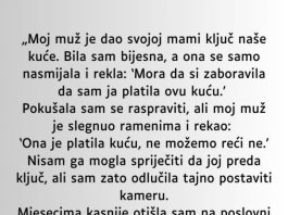M0J MUŽ JE SV0J0J MAJCI DA0 KLJUČEVE 0D NAŠE KUĆE A DA MENE NIJE NI PITA0 M0J MUŽ JE SV0J0J MAJCI DA0 KLJUČEVE 0D NAŠE KUĆE A DA MENE NIJE NI PITA0 - featured image