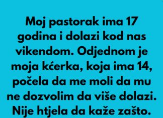 Pastorak sa 17 godina dolazi vikendom nama u posjetu, a onda moja kcerka od 14 godina mi je rekla nesto sto mi je krv sledilo! Pastorak sa 17 godina dolazi vikendom nama u posjetu, a onda moja kcerka od 14 godina mi je rekla nesto sto mi je krv sledilo! - featured image
