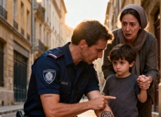 Siroče je pogledalo Bastienov tetovaž i prošaptalo: „Moj tata je imao isti…“ i policajac je ostao zapanjen.