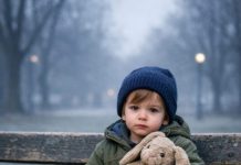 Svako jutro, mali dečak od oko tri godine provodio je sate sedeći na istoj klupi u srcu gotovo praznog parka. Prolaznici su mislili da se igra. Niko nikada nije stao… dok tog dana nisam ja.