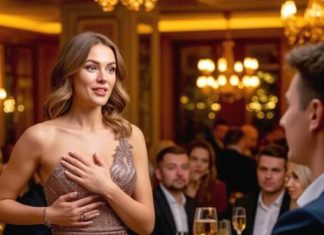 «Moja mama ima isti takav», rekla je konobarica, gledajući u prsten milijunaša.Njegov odgovor natjerao ju je da padne na koljena…