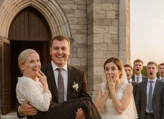 Posle venčanja mladoženja je umesto mlade podigao na ruke svoju majku — reakcija njegove mlade supruge bila je iznenađujuća.