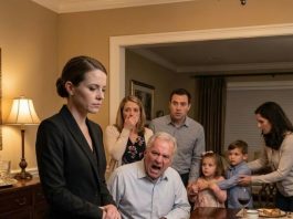 Na porodičnoj večeri, tata je rekao: „Ponosan sam na svu svoju decu… osim na gubitnika koji sedi za stolom.“ Svi su se nasmejali. Ustala sam, spustila kovertu na sto i rekla: „Za tebe, tata – srećan Dan očeva.“ Zatim sam izašla… On ju je otvorio… i narednih deset minuta nije prestajao da viče Na porodičnoj večeri, tata je rekao: „Ponosan sam na svu svoju decu… osim na gubitnika koji sedi za stolom.“ Svi su se nasmejali. Ustala sam, spustila kovertu na sto i rekla: „Za tebe, tata – srećan Dan očeva.“ Zatim sam izašla… On ju je otvorio… i narednih deset minuta nije prestajao da viče - featured image