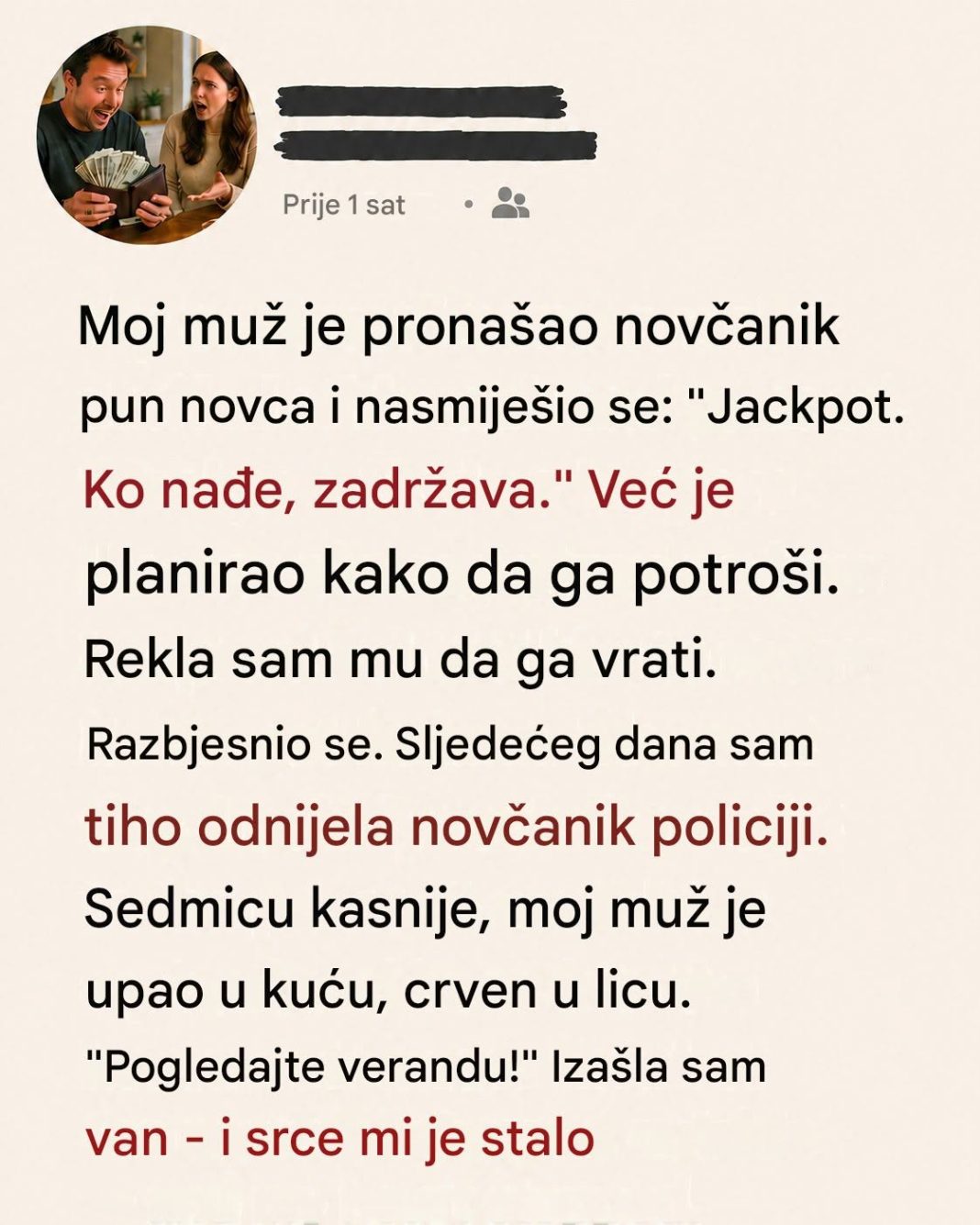 Pronašli su novčanik pun novca i nisu se složili šta da urade – nedelju dana kasnije stigla im je poruka koju nikada neće zaboraviti - featured image