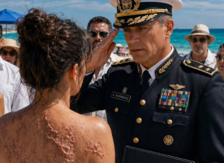 Ponizili su je na plaži u Cancúnu zbog njezinih ožiljaka, sve dok admiral nije otkrio istinu koju je njezin otac skrivao 5 godina