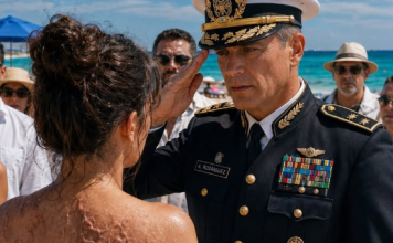Ponizili su je na plaži u Cancúnu zbog njezinih ožiljaka, sve dok admiral nije otkrio istinu koju je njezin otac skrivao 5 godina