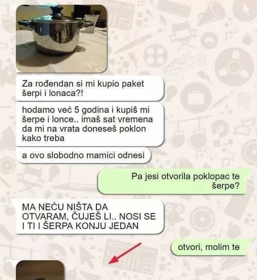 MOMAK MI JE ZA ROĐENDAN KUPIO ŠERPU, BJESNILA SAM, A ON ME MOLIO SAMO DA PODIGNEM POKLOPAC: Kad sam otvorila HIT, kakvu sam grešku napravila - featured image MOMAK MI JE ZA ROĐENDAN KUPIO ŠERPU, BJESNILA SAM, A ON ME MOLIO SAMO DA PODIGNEM POKLOPAC: Kad sam otvorila HIT, kakvu sam grešku napravila - featured image