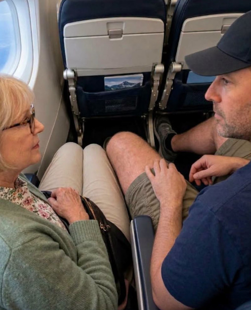 Muškarac je satima zauzimao deo mog sedišta u avionu! Kada sam ga zamolila da se pomeri, nasmejao se: „Tako ste sitni! Zašto vam treba toliko prostora?“ Ali kada se vratio iz toaleta, ukočio se od šoka i besno povikao: „ŠTA STE TO URADILI?!“ - featured image Muškarac je satima zauzimao deo mog sedišta u avionu! Kada sam ga zamolila da se pomeri, nasmejao se: „Tako ste sitni! Zašto vam treba toliko prostora?“ Ali kada se vratio iz toaleta, ukočio se od šoka i besno povikao: „ŠTA STE TO URADILI?!“ - featured image